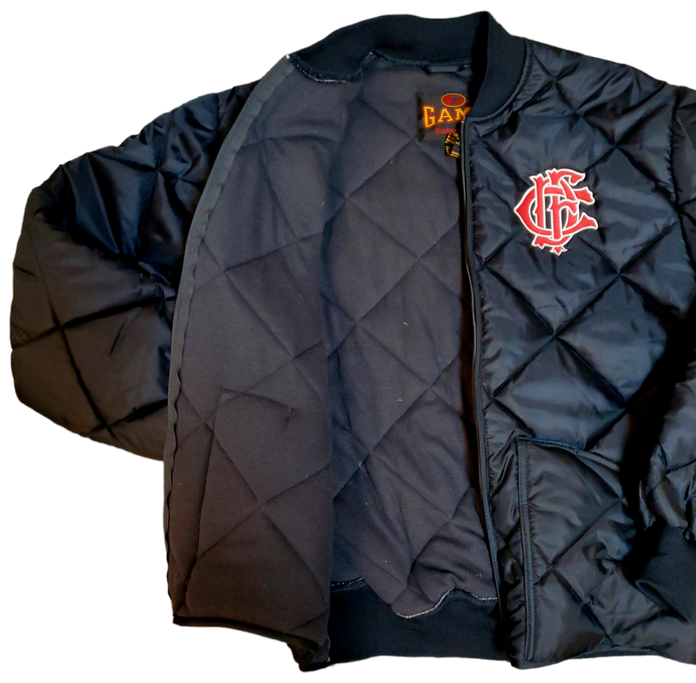 Chicago Fire Department Quilted Jacket Full Zip Letternest