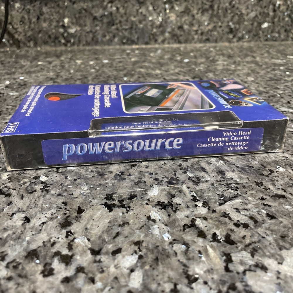 Powersource VIDEO Cassette Cleaning System VHS Scientific Formula Non Abrasive