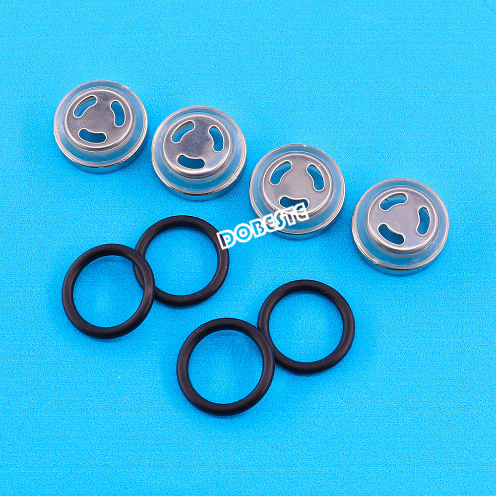 4x 18mm Motorcycle Bike Brake Master Cylinder Reservoir Sight Glass Len Gasket