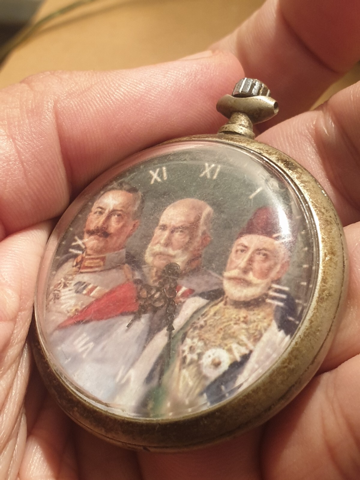 WWI German Officers Ancre Watch Kaiser Wilhelm/Franz Joseph/SULTAN MEHMED Ottmam