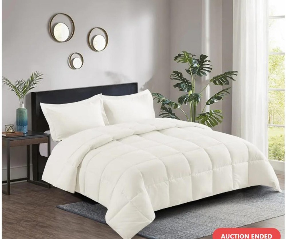 COMFORTER SET-2PC-TWIN/XL TWIN-WHITE