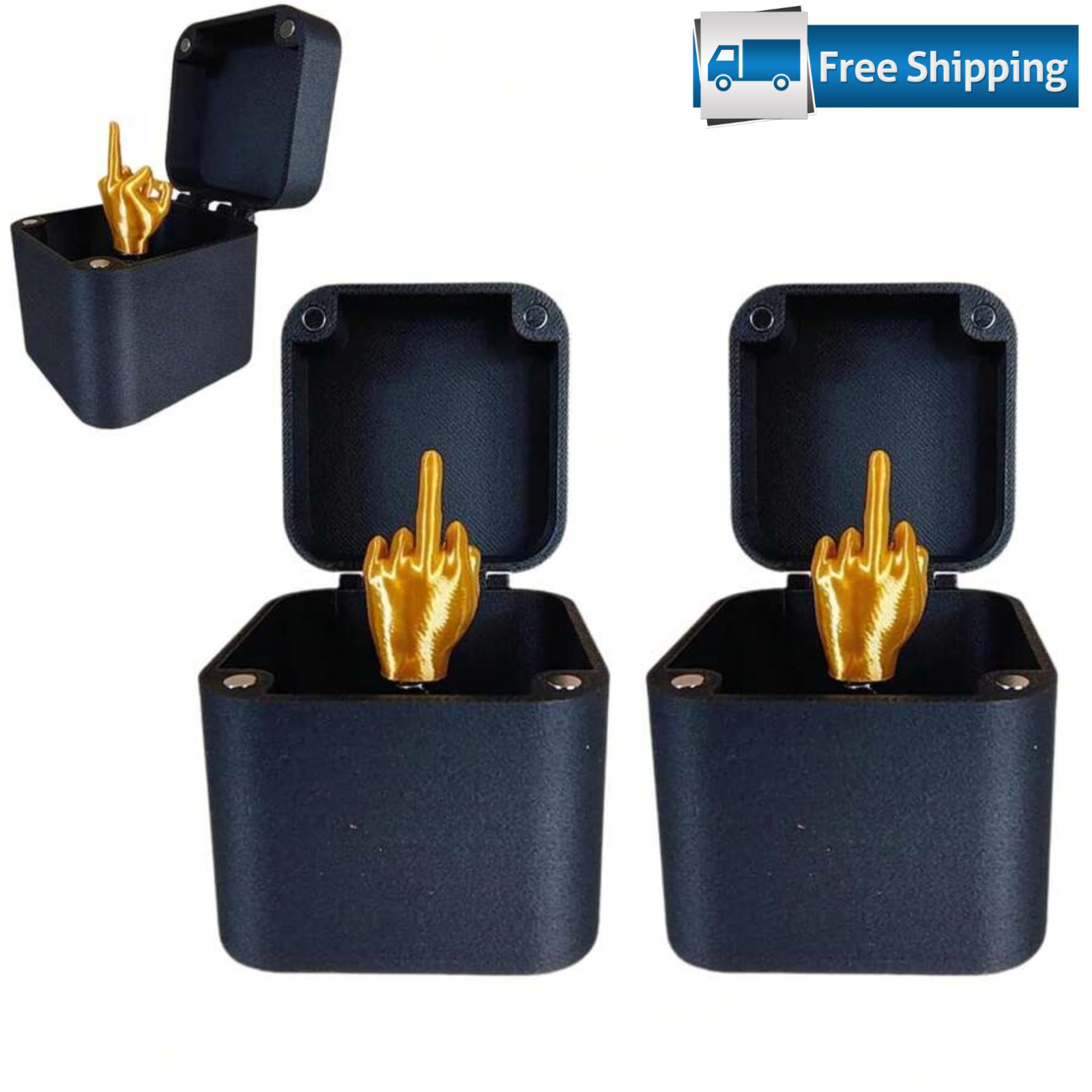 1pc Prank Hand Pop-Up Gift Box Middle Finger Double Prank Surprise Gift Box