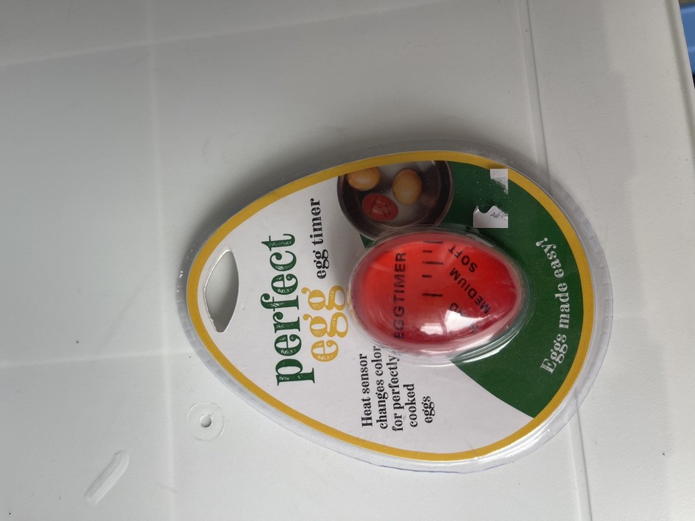 HIC Perfect Egg Timer Heat Sensitive Color Indicator for Easy Soft Medium Hard
