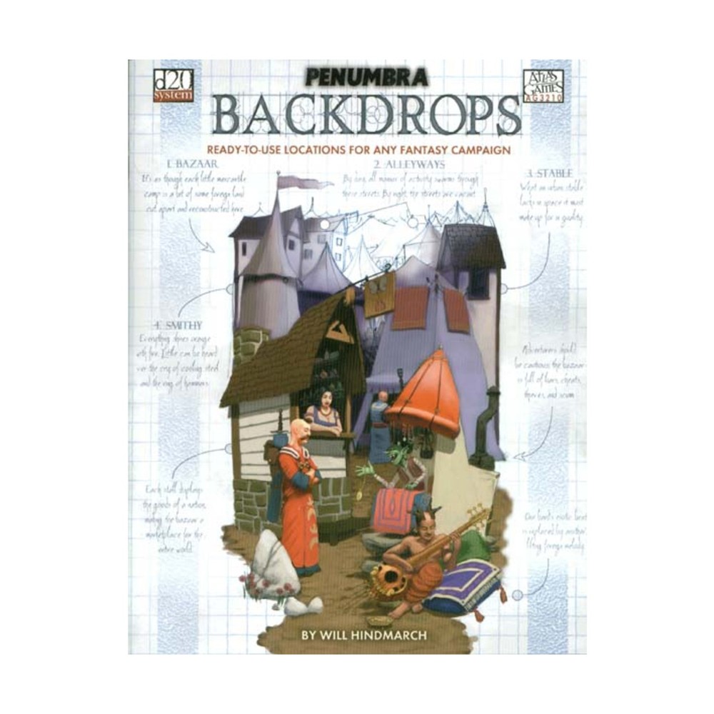 Atlas d20 RPG Backdrops VG+