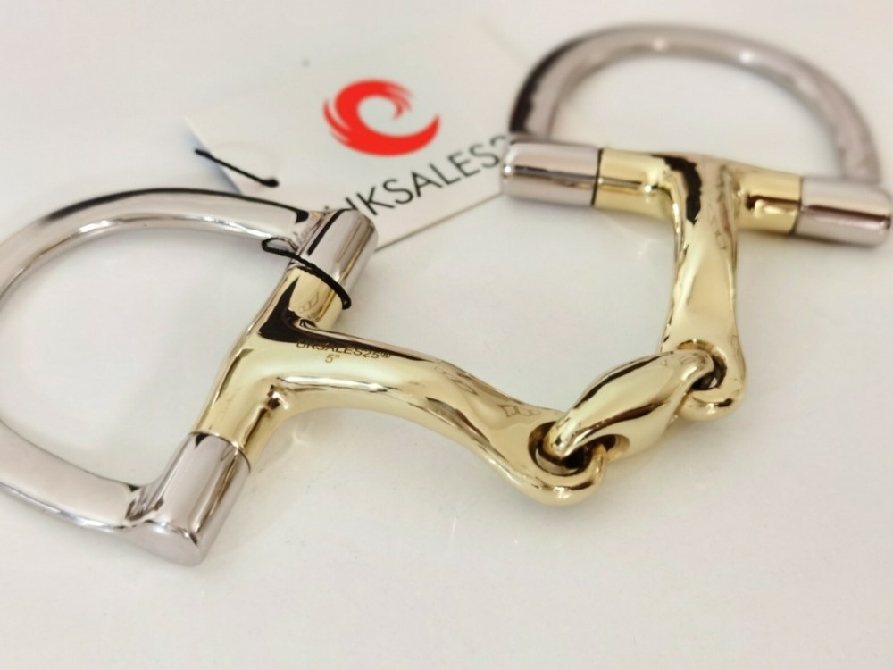 D-Ring 14MM Curved Turtle Angled MP Snaffle Bit (UKSALES25®)*SAME DAY DISPATCH*
