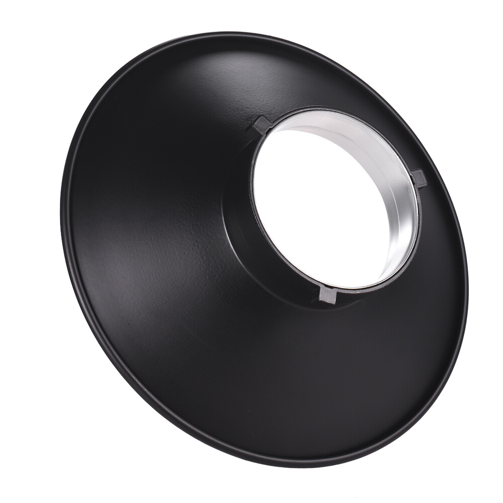 120° Wide-angle Photography Flash Reflector Bowens Mount Diffuser Dish Aluminium