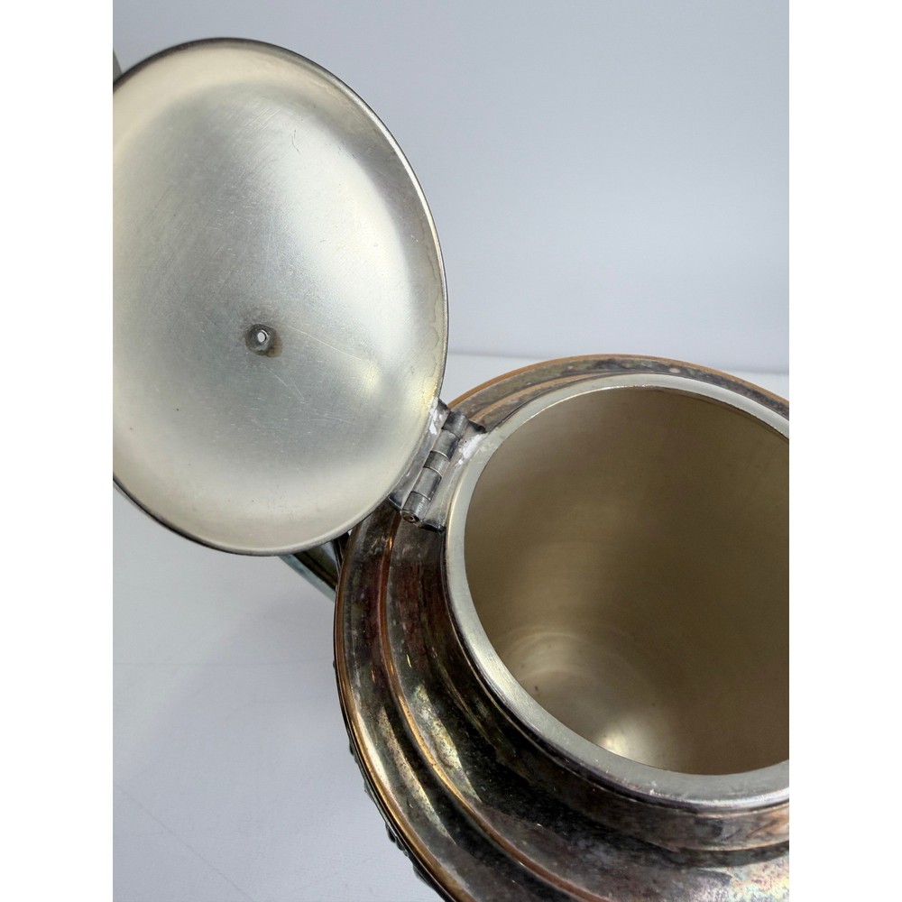 Wm Rogers Avon Pattern 3630 Silverplate Coffee Pot Vintage Pedestal Server Lid