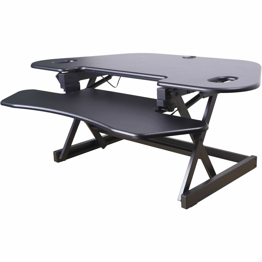 Rocelco CADR-46 Corner Sit-to-Stand Desk Riser (rcadrb46a)