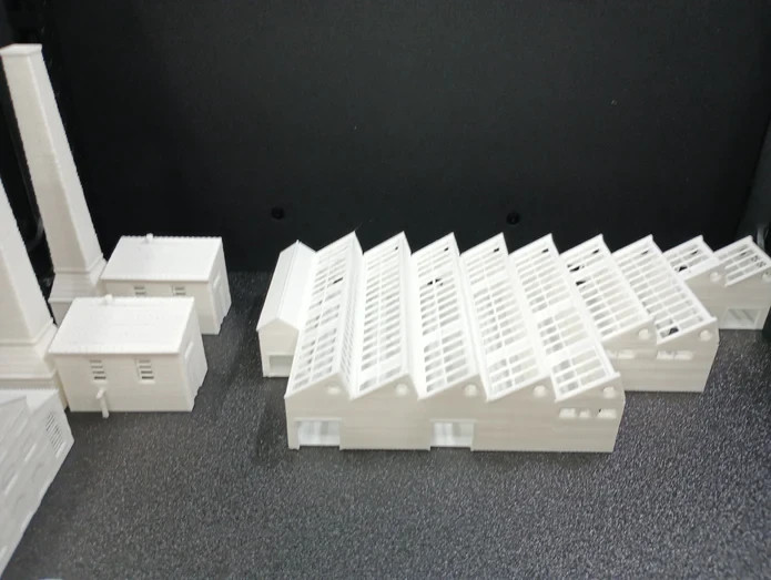 N Scale Large Ware House