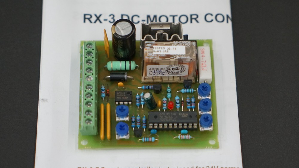 ELECTROMEN RX-3 DC Motor Controller, 24V, 5-70W