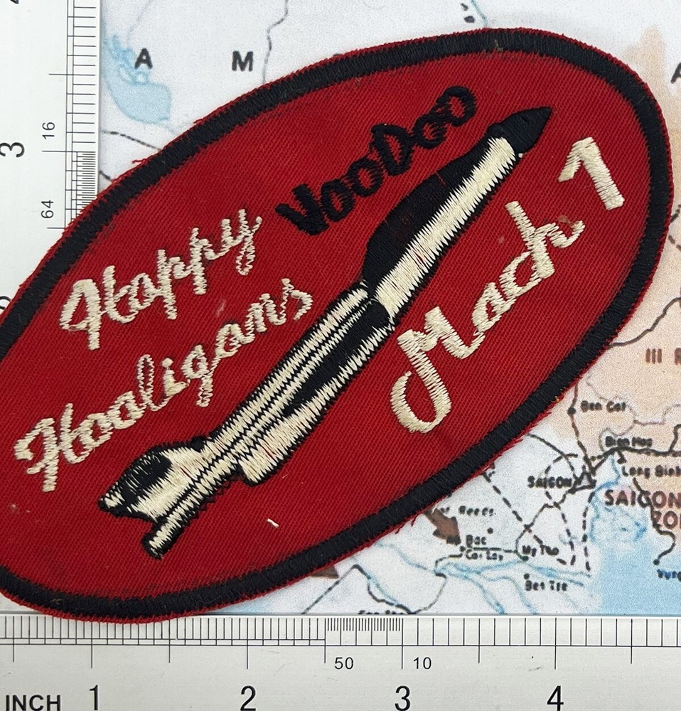 Patch , VOODOO MACH 1 Patch , happy hooligans , c1-79