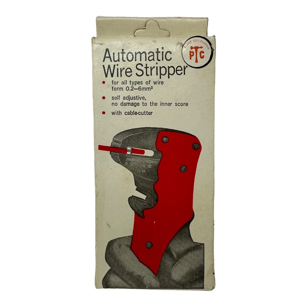 2 Pack Automatic Wire Stripper with Cable Cutter Electrical Wire Form 0.2 - 6m㎡