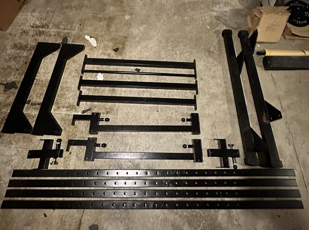 PR-001AB PRO POWER RACK, Full Rack, With Bench & WEIGHTS!!!