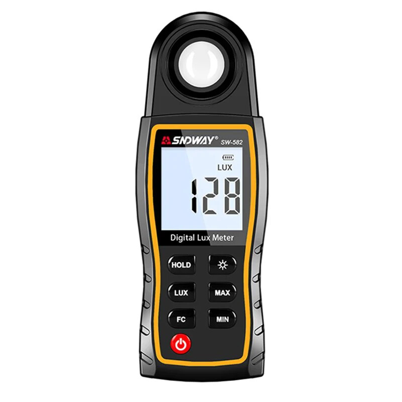 Digital Lux MeterRotatable Sensor High Precision Illuminometer Photometer Tester