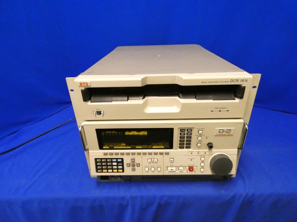 BTS DCR-18N D-2 Composite Digital Widemouth D2 Machine Sony DVR-18