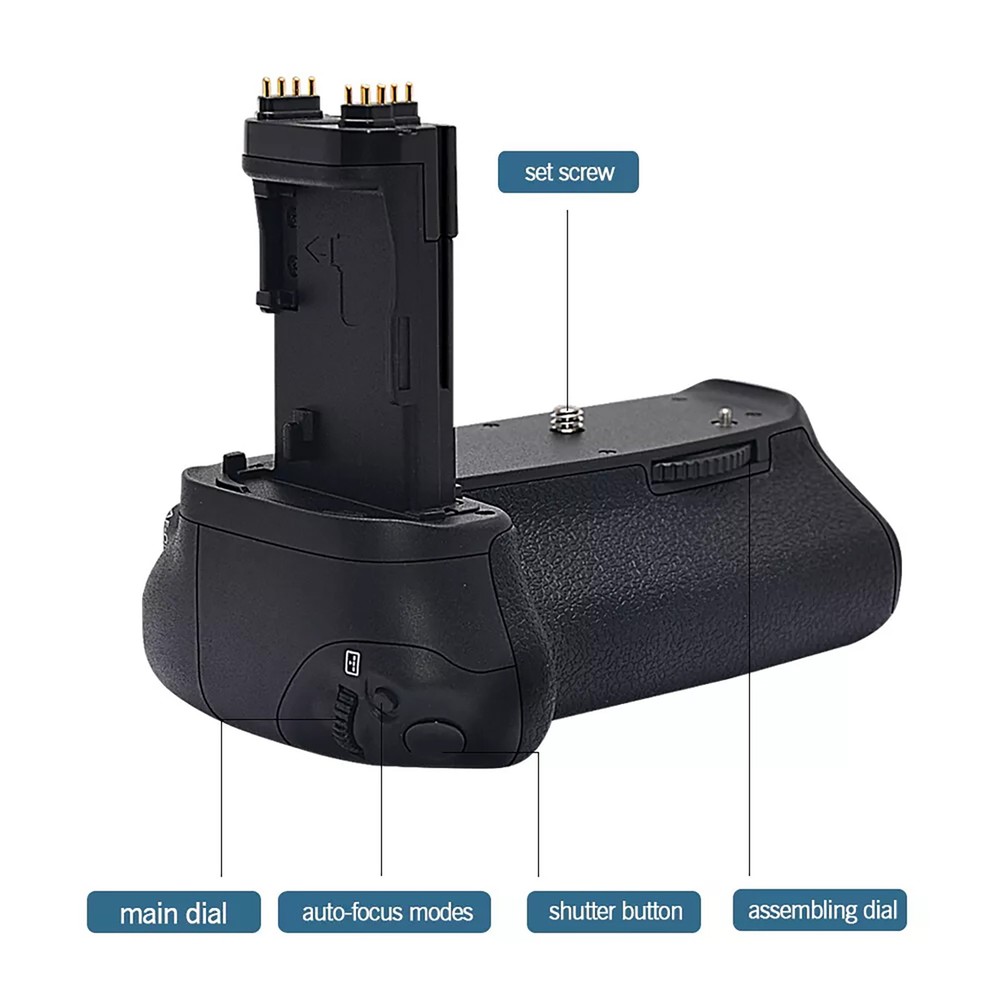 BG-E14 Battery Handle Grip Replacement For Canon EOS 70D 80D 90D Camera