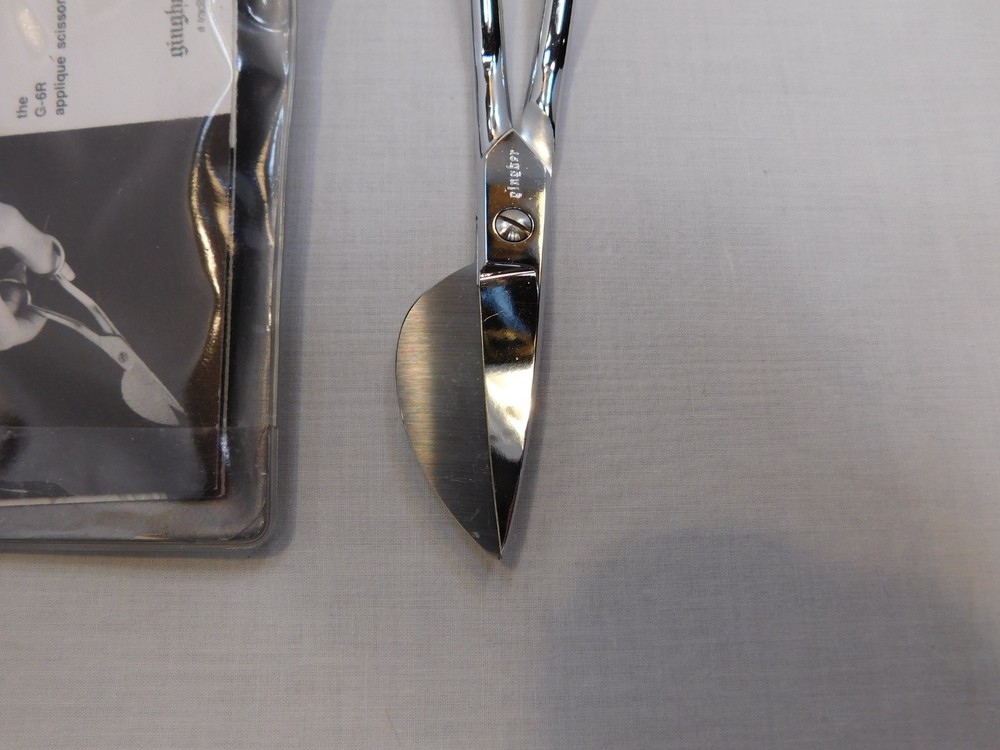 Gingher 6" Applique Scissors G-6R - EUC