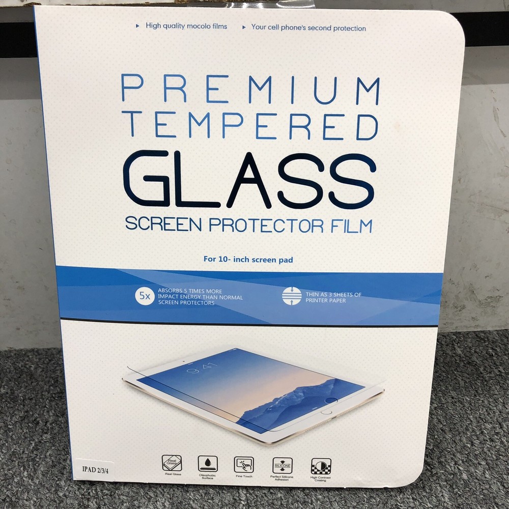Premium Tempered GLASS Screen Protector for iPad 2 3 4 GENERATION