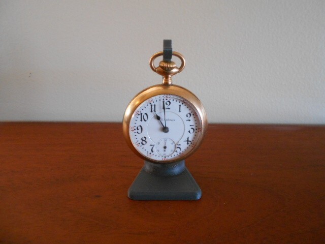 (Black) Pocket Watch Stand Holder Display Hanger