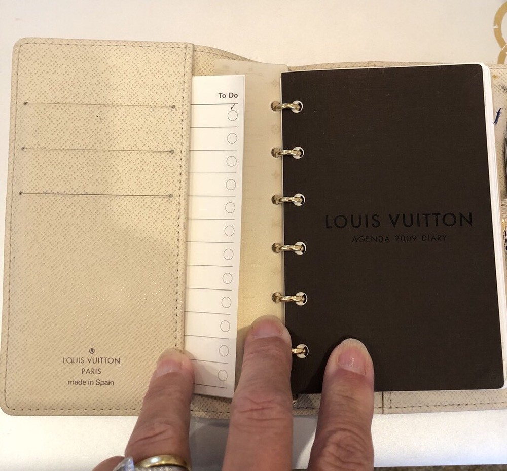 Louis Vuitton Small Blue Damier Agenda