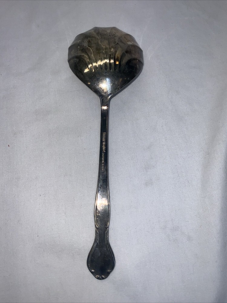 National Silver Co Silverplate Serving Spoon Norma
