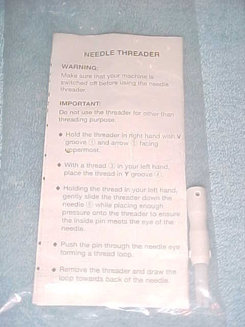 SEWING MACHINE NEEDLE INSERTER & THREADER & X15 NEEDLES