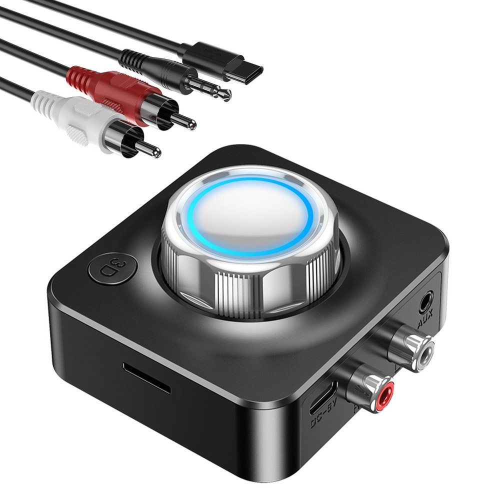 Bluetooth Receiver for Home Stereo, Bluetooth to RCA Adapter for Old Receiver...