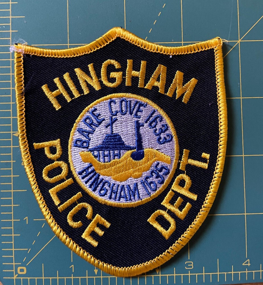 Old Style Hingham, MA Police patch