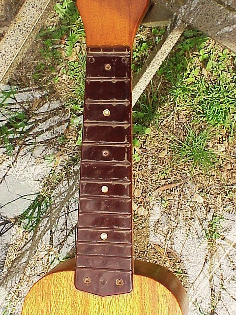 EXCELLENT! 1950s Solid Mahogany Harmony Roy Smeck Uke SOPRANO UKELELE No Strings