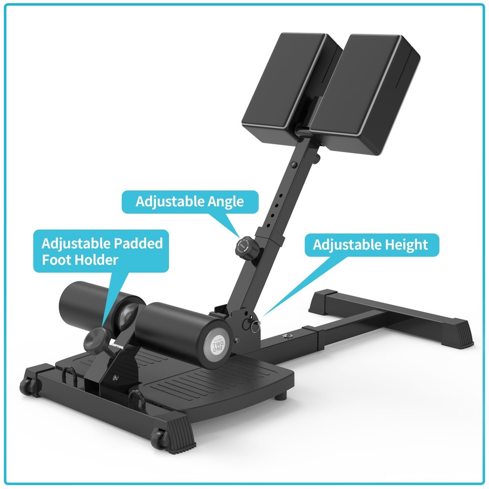 leikefitness Deluxe Multi-Function Deep Sissy Squat Bench Home Gym Workout