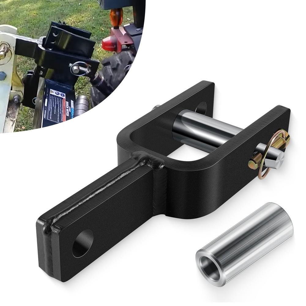 Versatile Quick Hitch Adapter with Adapter Sleeve for Category 1 Quick Hitch