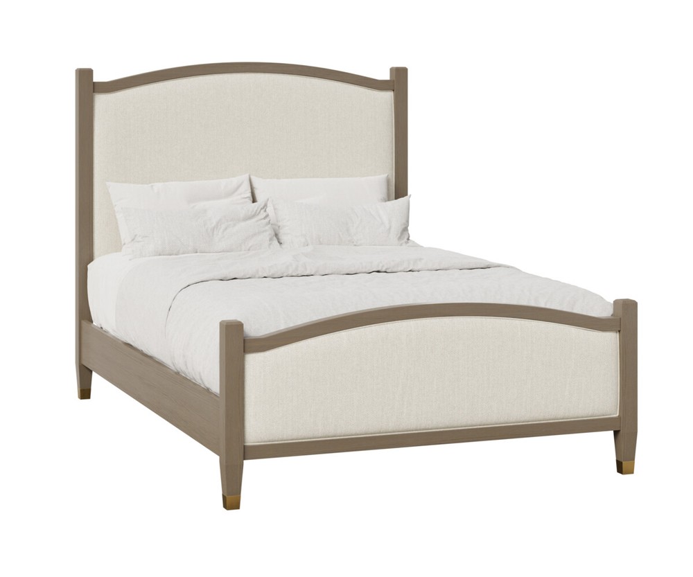 Amish Transitional Modern Bedroom Set Upholstered Solid Wood King Queen Full