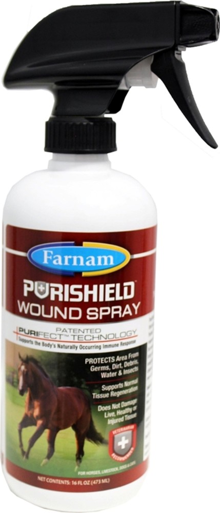 Purishield Wound Spray 16 oz Cuts Ringworm Saddle Sore