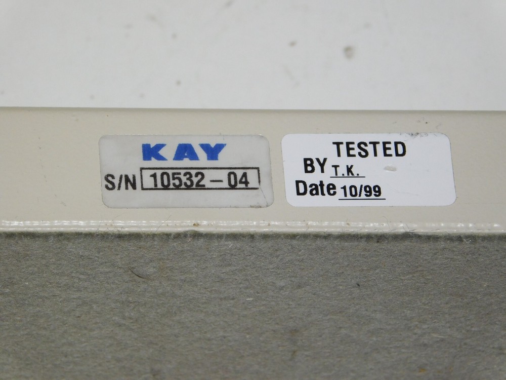Kay Elemetrics 847 Attenuator 9 Step Toggle Switch 75 Ohm 1 GHz 3W Module Unit