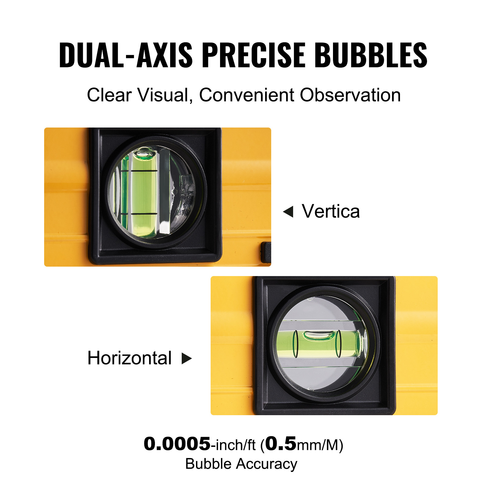 VEVOR Torpedo Level Magnetic 24 in Digital LED Screen Gravity Sensor Waterproof