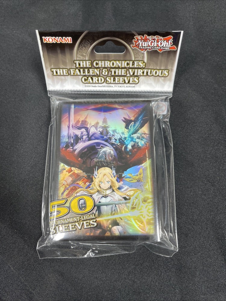 Konami Yu-Gi-Oh Deck Protector Sleeves THE CHRONICLES: THE FALLEN & THE VIRTUOUS