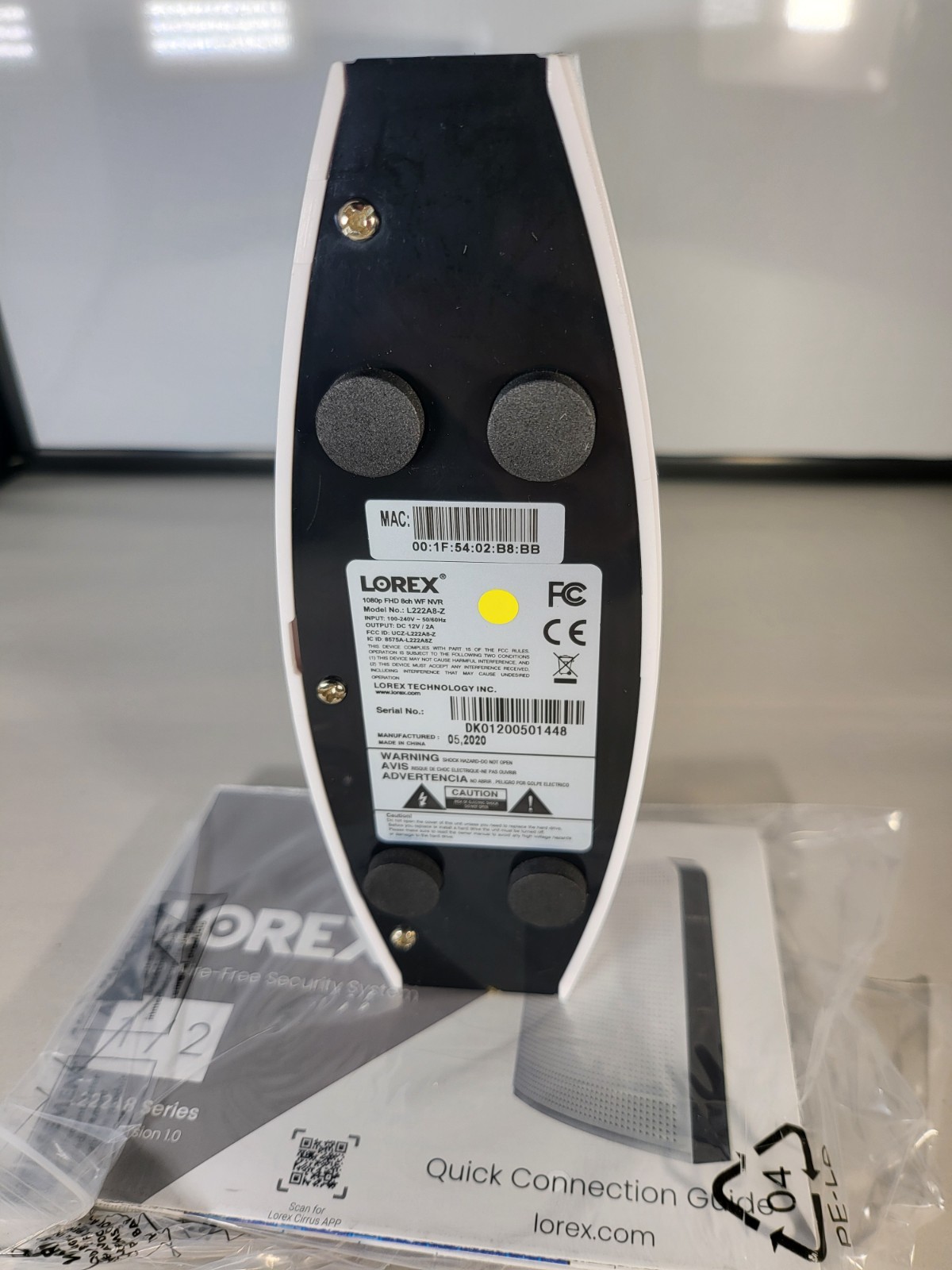 Lorex L222A8D 1080p FHD 8ch WF NVR New Sealed 32GB MicroSD