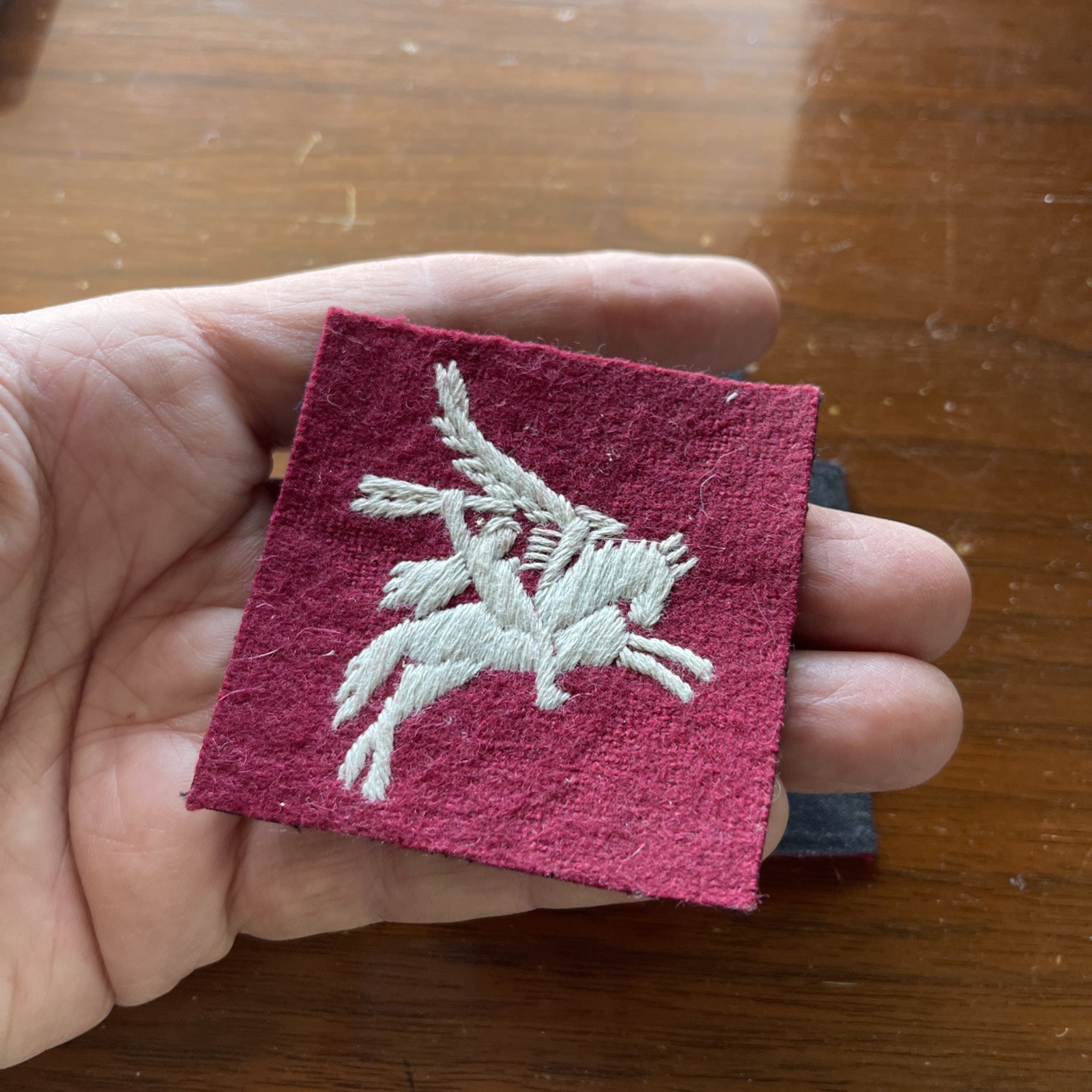 WWII British Army Airborne Shoulder Patches And Tab..TM1102