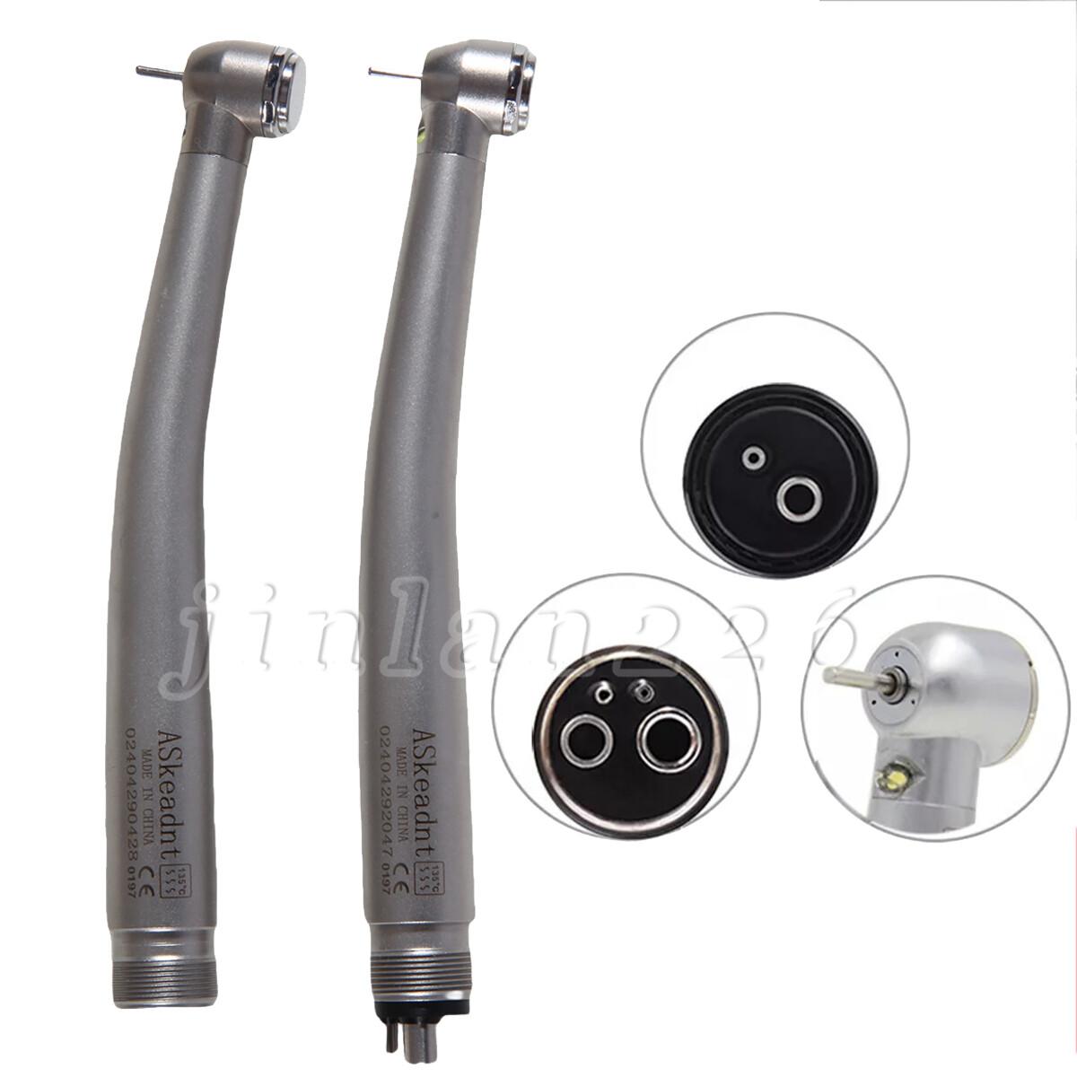 NSK Style Dental Fiber Optic LED E-generator high speed handpiece 2 Hole 4 Hole