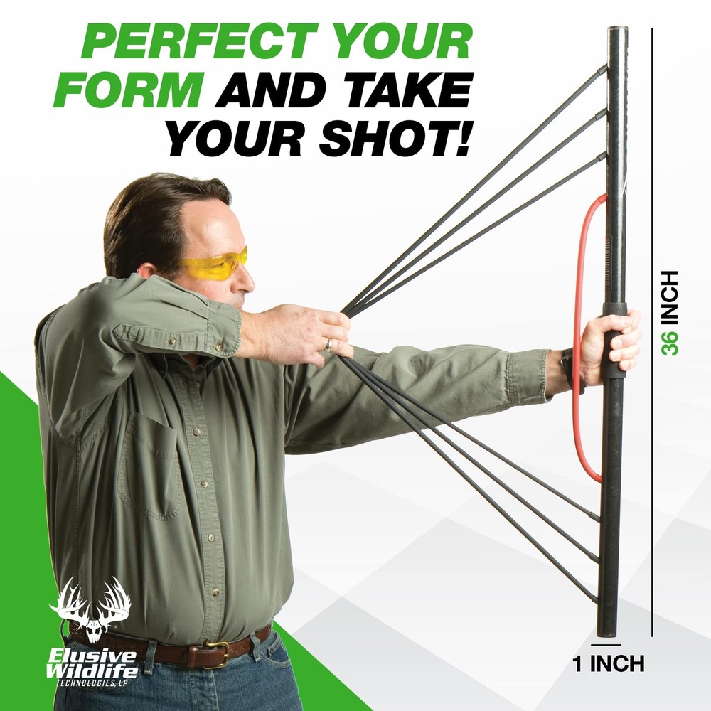 Resistance Trainer - Adjustable Archery Training Tool with 10"- 32" Draw Leng...
