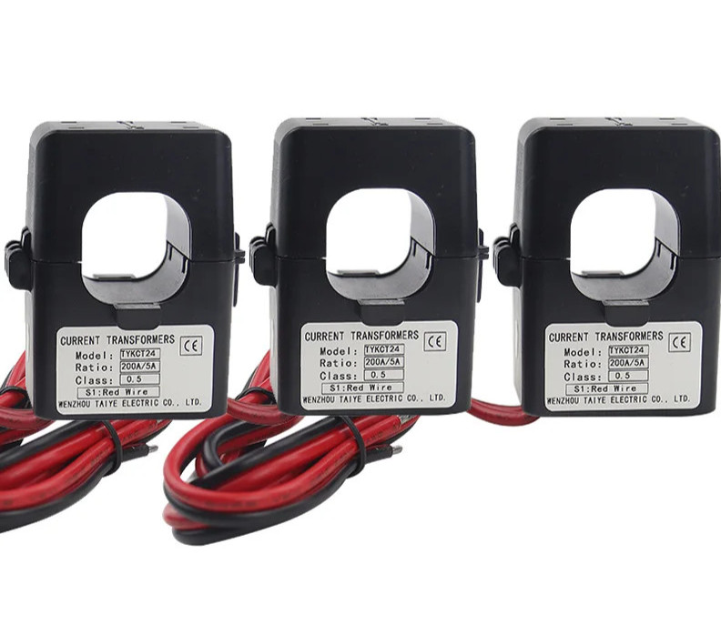 3PCS Split Core Current Transformer KCT-24 CT Sensor Clamp 100A 200A 300A 400A