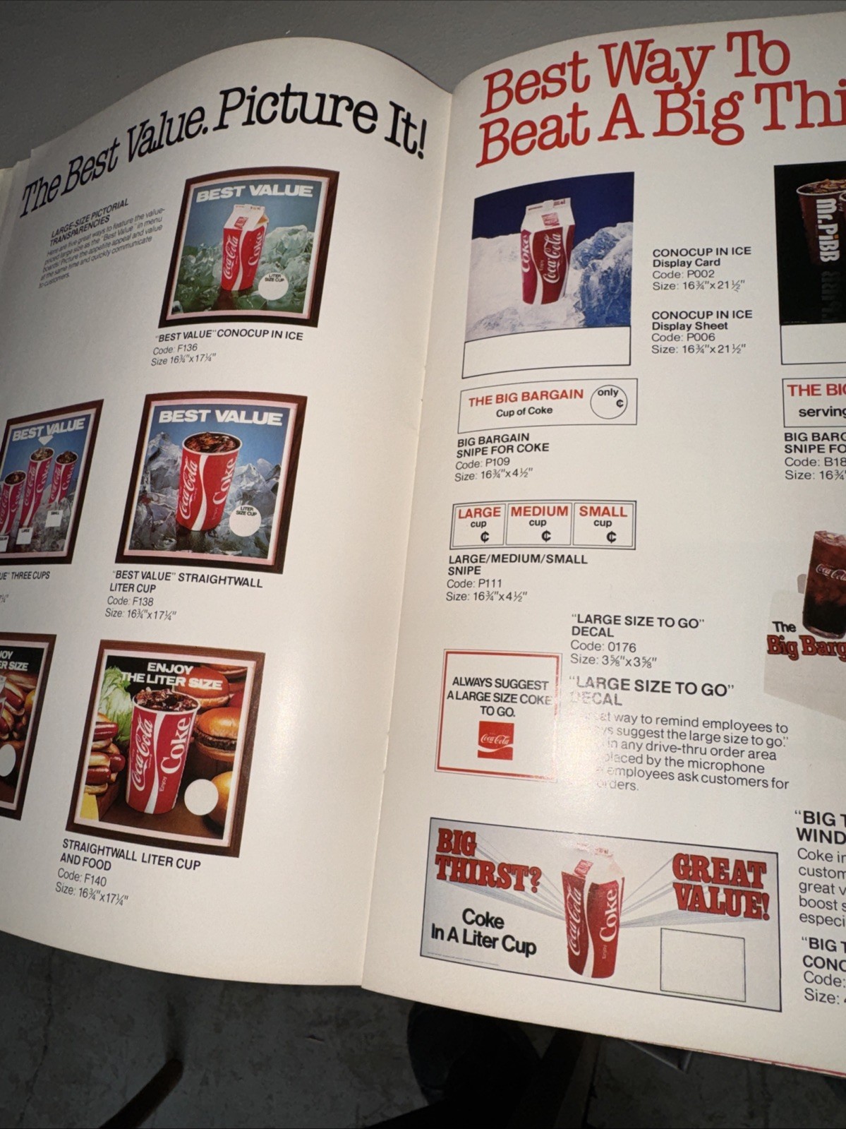 1982 Coca Cola Fountain Sales Advertising Manual
