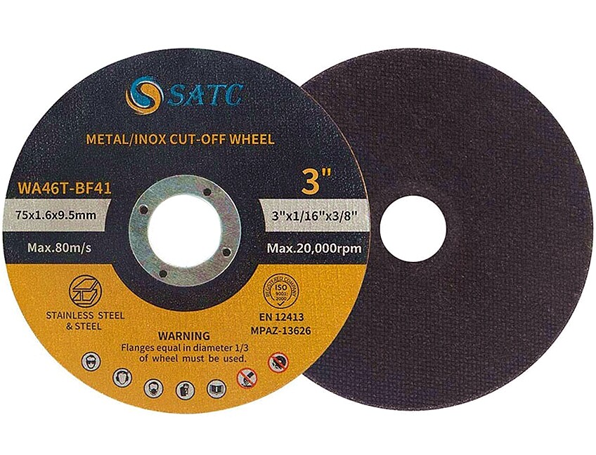 50 Pack 3 inch x1/16"x3/8" Cut Off Wheels Die Grinder Metal Steel Cutting Disc