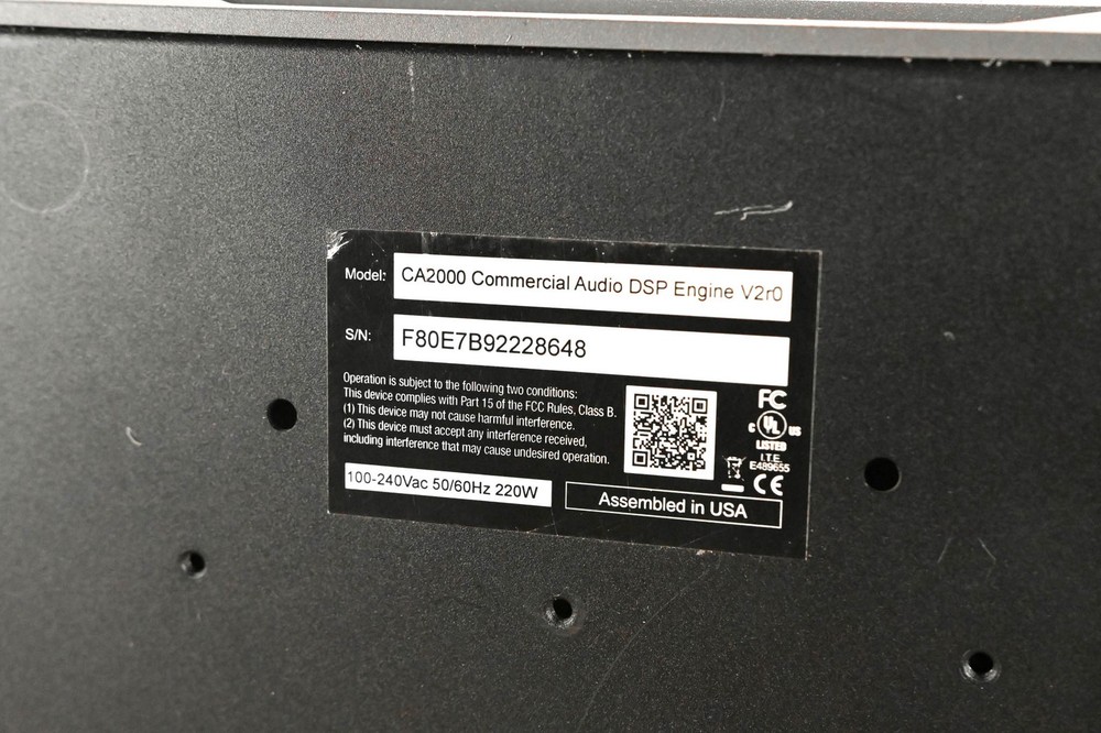 Waves CA2000 Commercial Audio DSP Engine CG01QRT