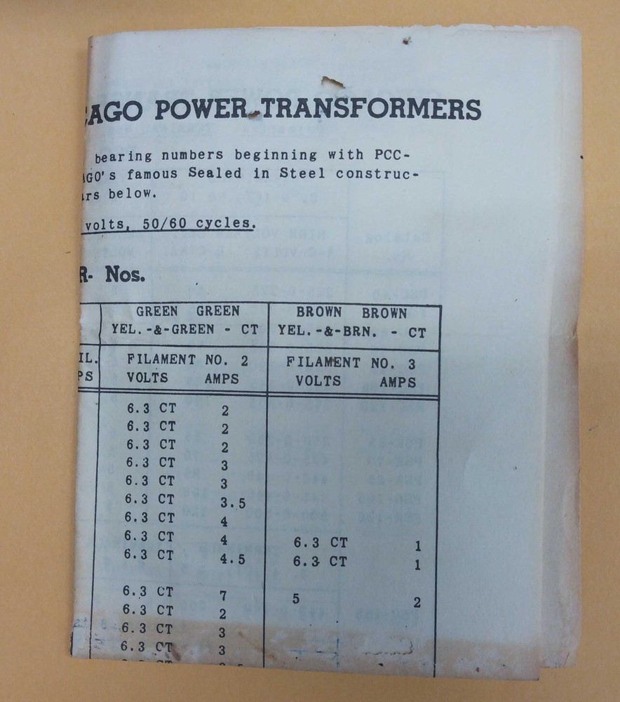 Chicago Transformer PCC-40