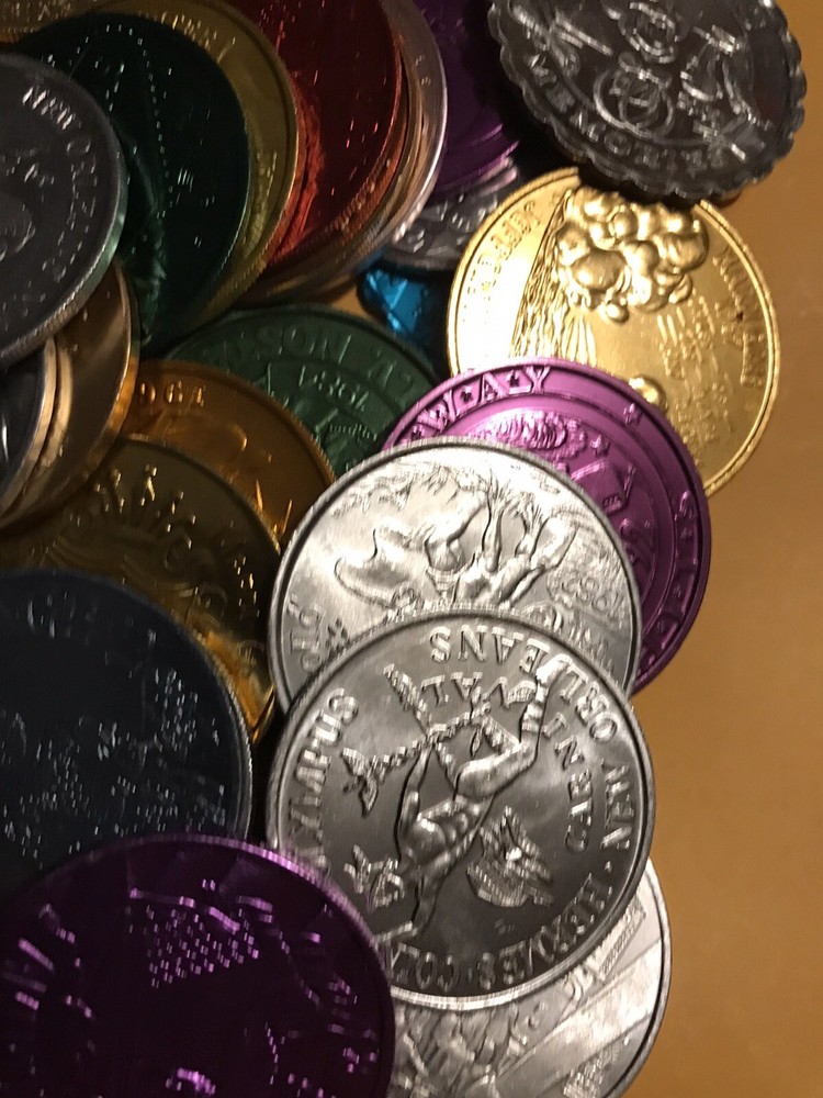 Marti Gras Doubloon 1 Pound Lots