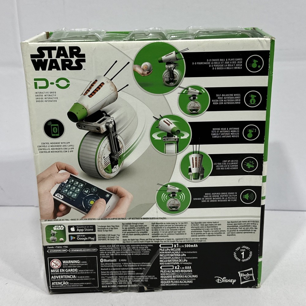 Star Wars D-O Interactive Droid Bluetooth Box Damaged