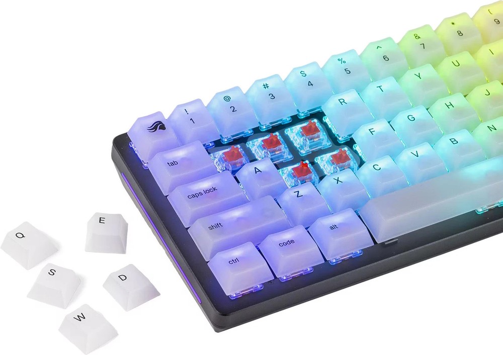 Glorious - Polychroma Universal RGB Keycaps for 100% 85% 80% TKL 60% Compact ...
