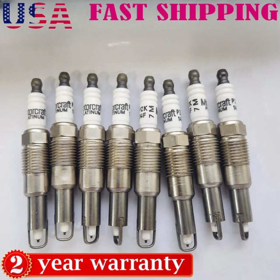 8Pcs Motorcraft SP546 Spark Plugs SP-546 PZK14F OEM New For Ford F150 F250