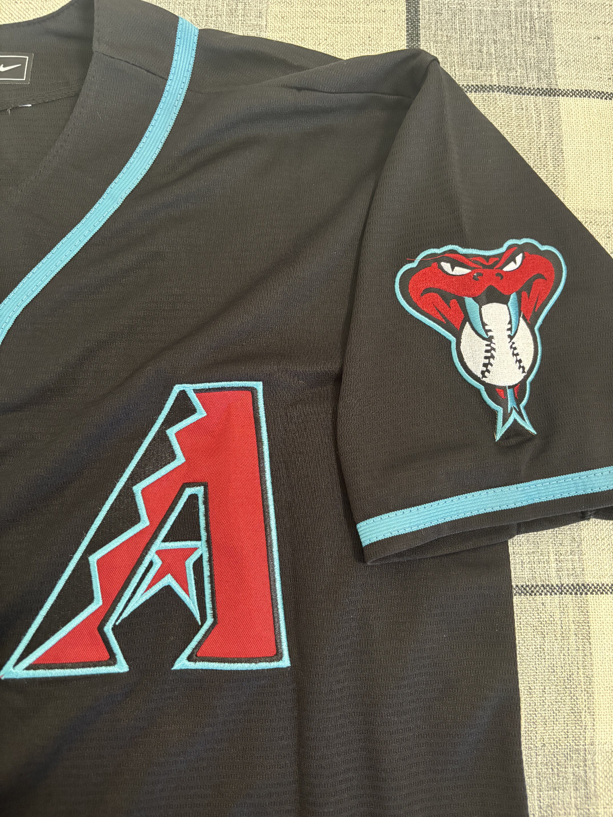 New Ketel Marte Black Diamondbacks Custom Jersey! Ships Fast!